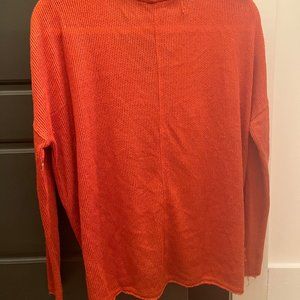 Long sleeve orange top